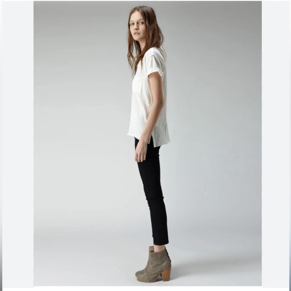 Rag & Bone | Newbury Bootie Gray Linen Canvas (limited ed.) - Picture 2 of 9